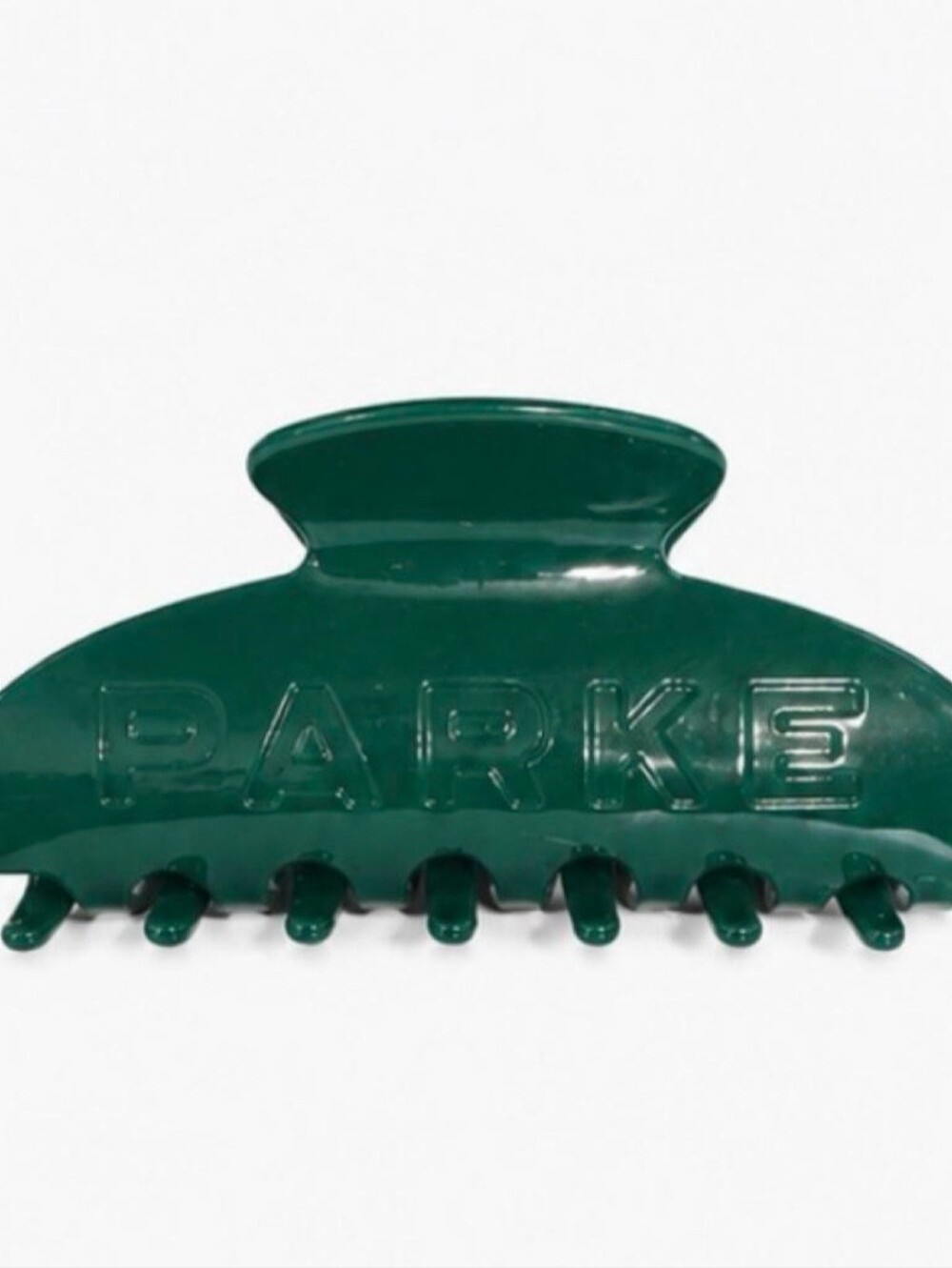 PARKE Forest GREEN Claw Clip+Pouch- Nwt